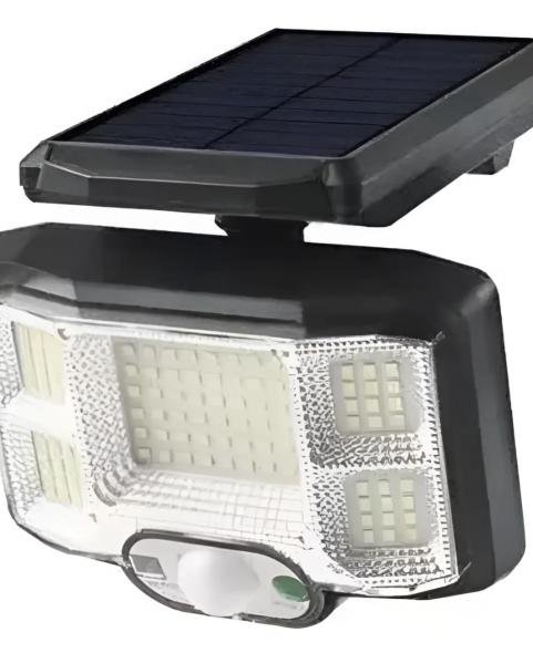 Lampara Solar Control Remoto Exterior 96 Led 120° Movimiento