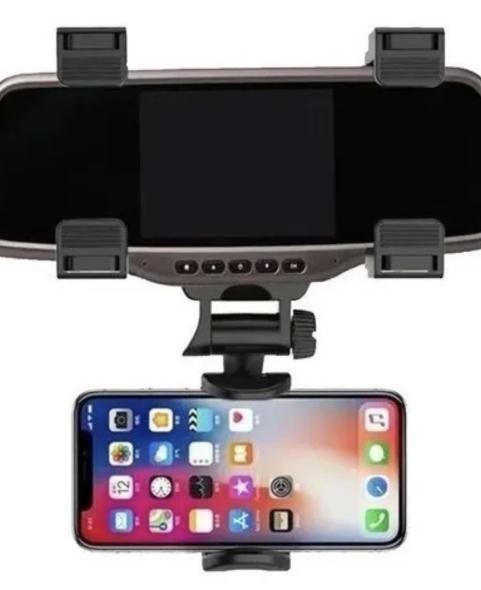Soporte Para Celular En Retrovisor De Auto Ajustable