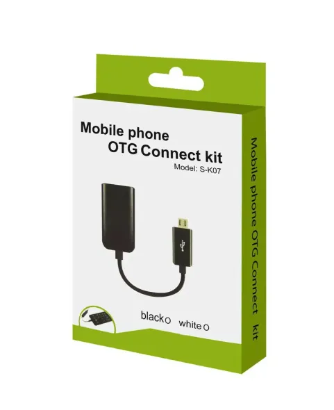ADAPTADOR OTG USB 2.0 A V8